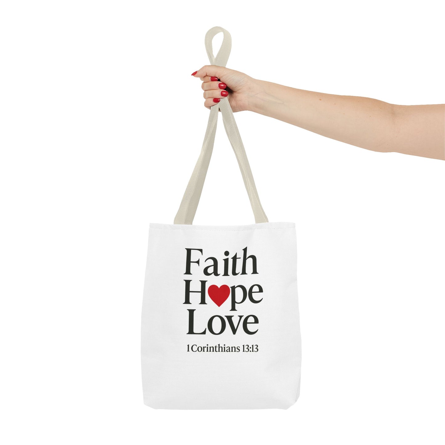 Faith Hope Love Tote Bag