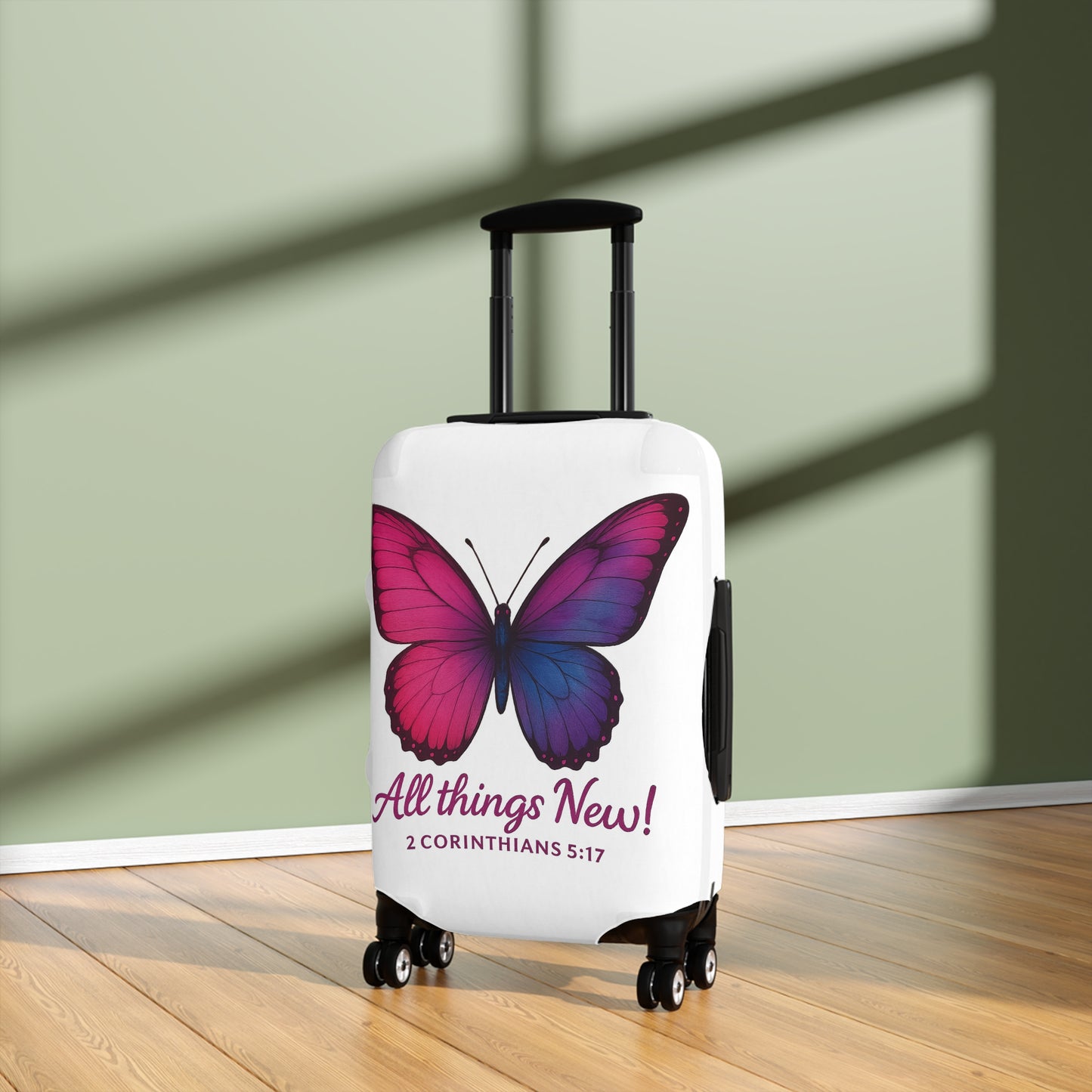 Luggage Cover Inspirational 'All things New!'