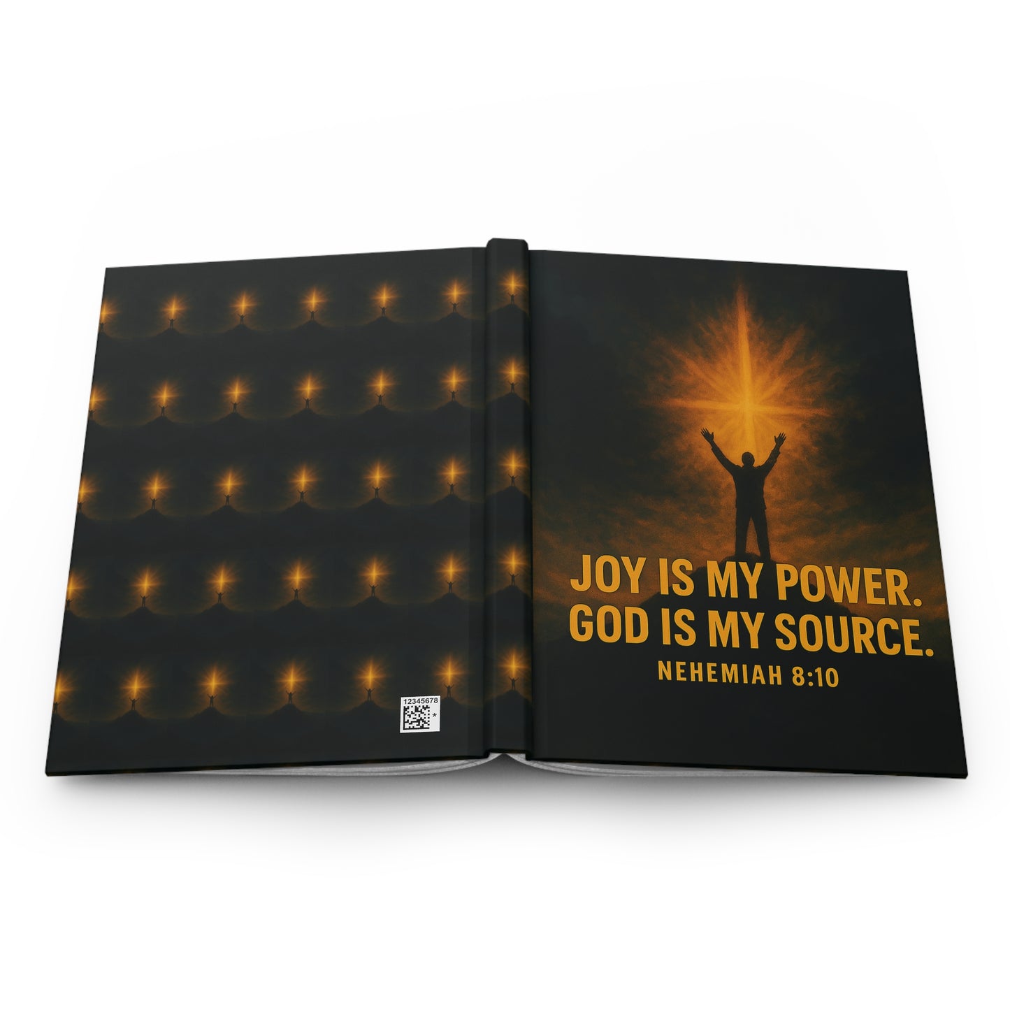 Christian Hardcover Journal - The Joy of the Lord is Your Strength