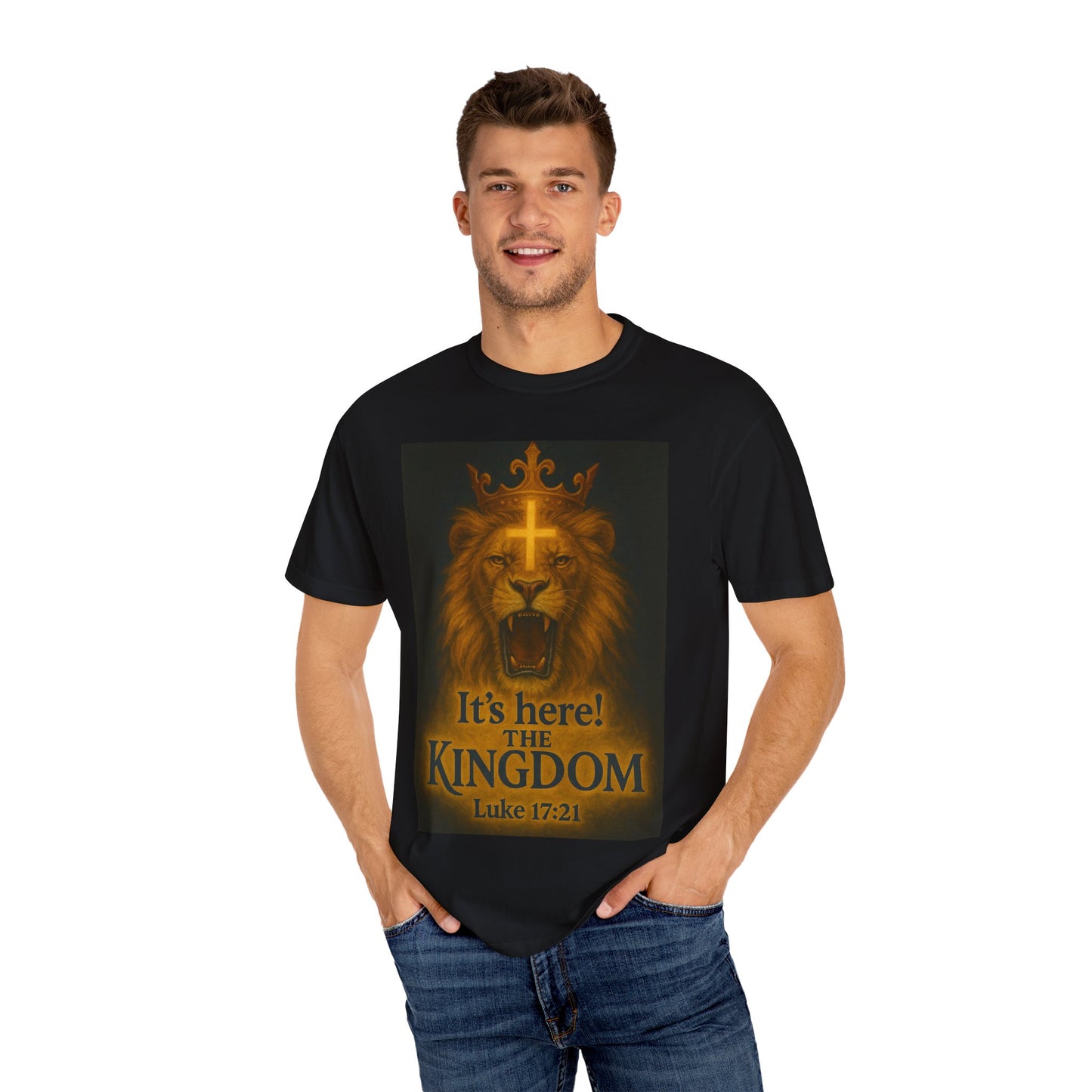 Kingdom-Themed T-Shirt - Casual Faith Apparel, Christian Gift, Religious Tee, Biblical Message, Spiritual Clothing, Luke 17:21