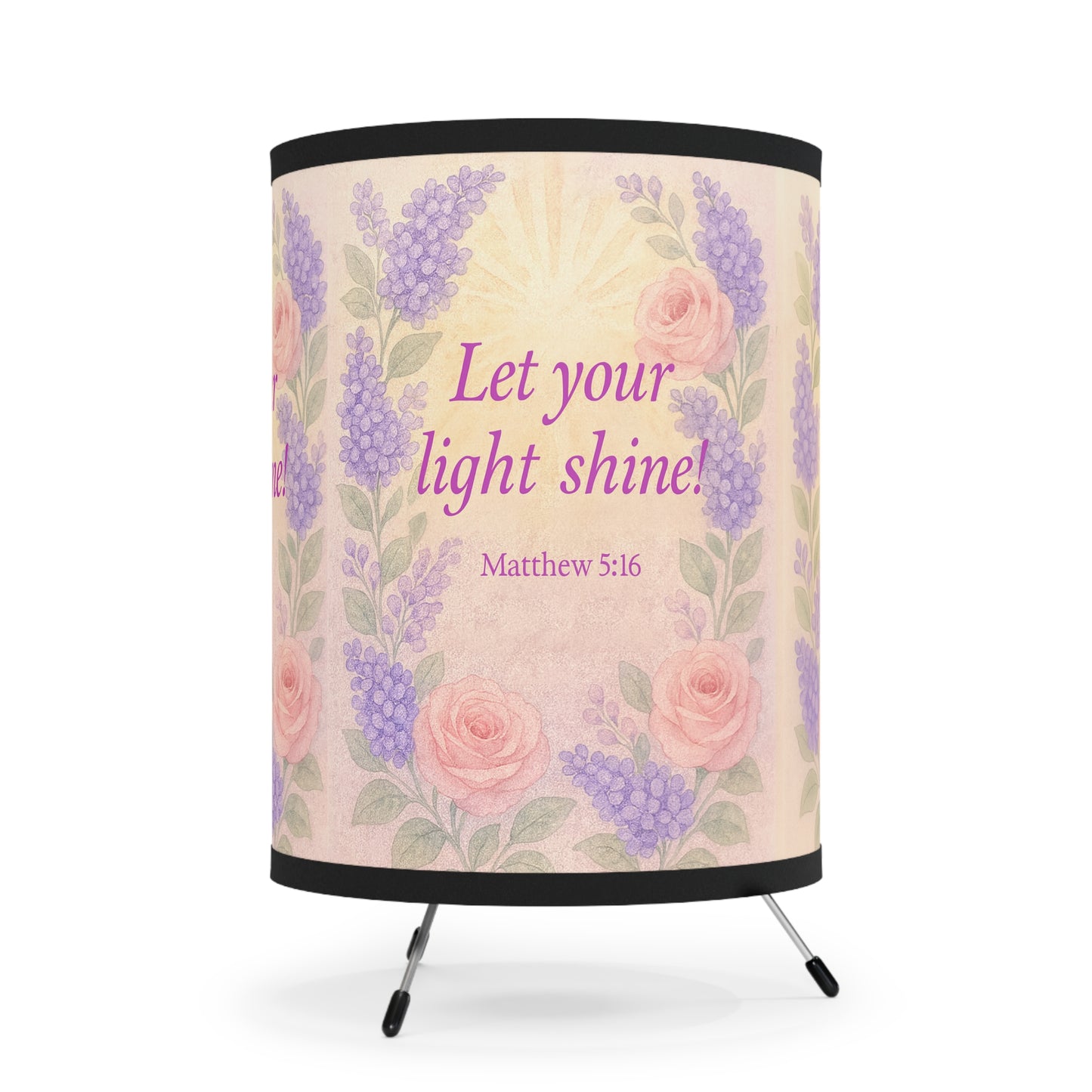 Table Lamp - 'Let Your Light Shine!' Floral Shade