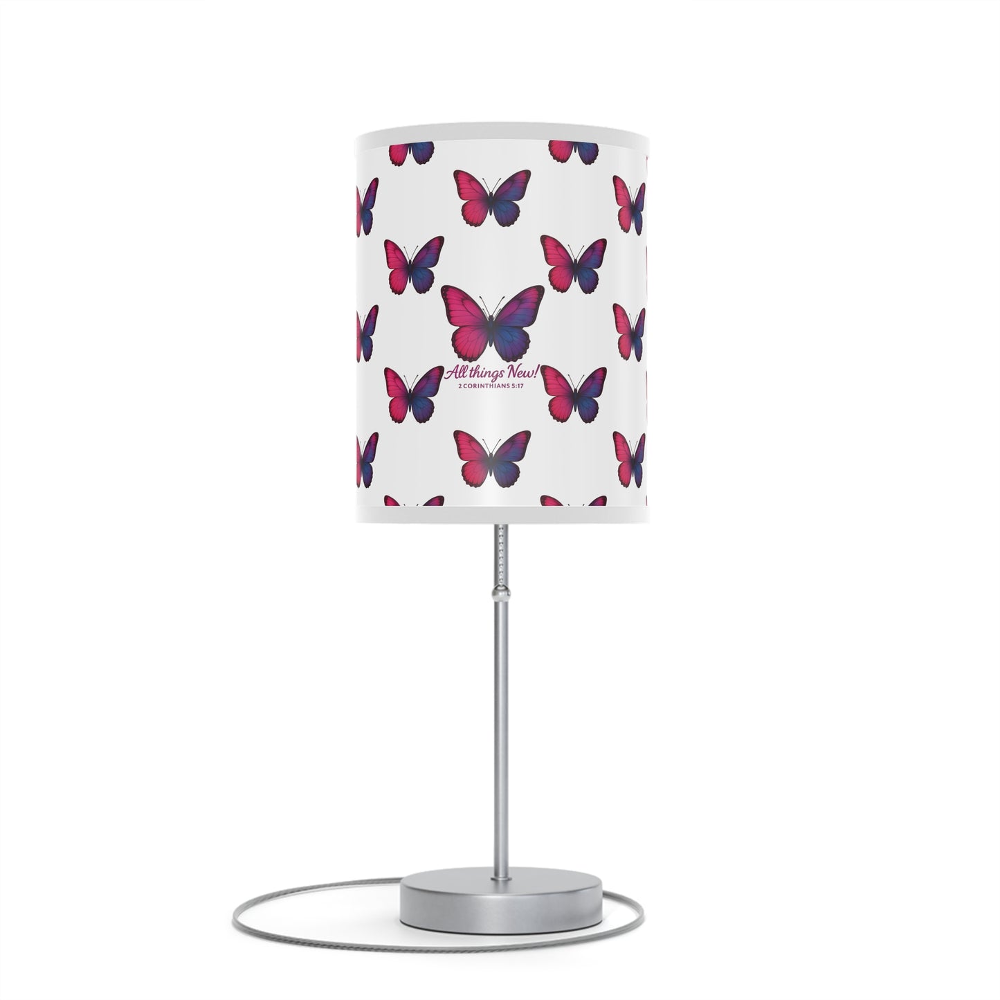 Inspirational Lamp Stand, All Things New!