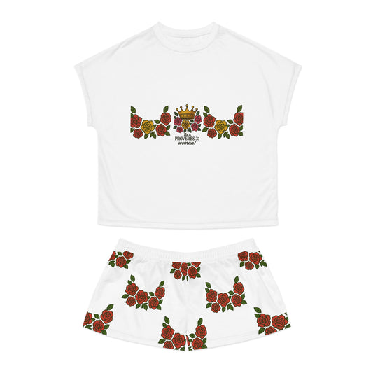 Floral Proverbs 31 Pajama Set