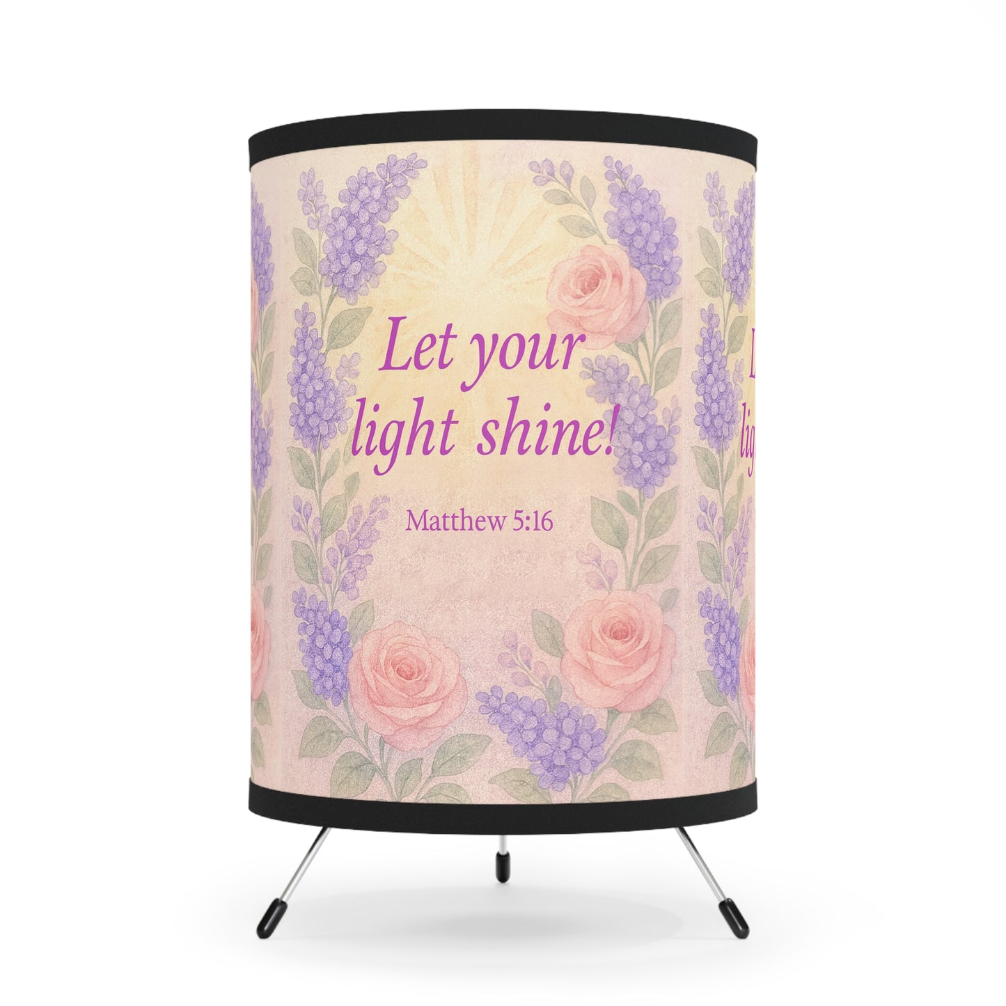 Table Lamp - 'Let Your Light Shine!' Floral Shade