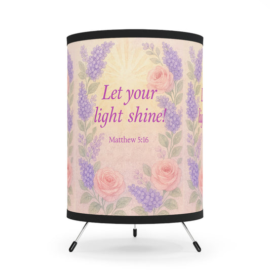 Table Lamp - 'Let Your Light Shine!' Floral Shade