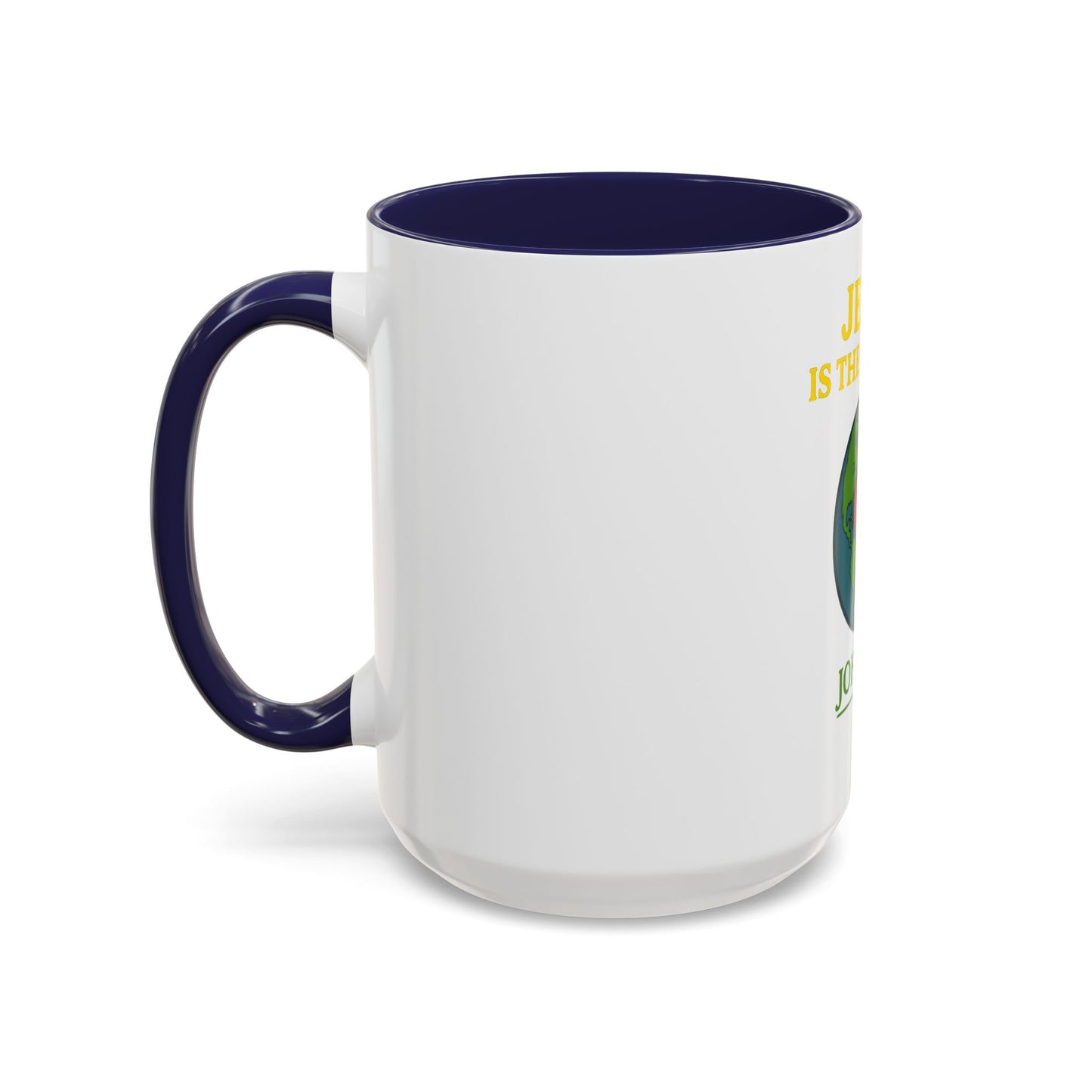 Coffee Mug, Jesus is the Answer!, John 3:17, Faith-Based Christian Gift