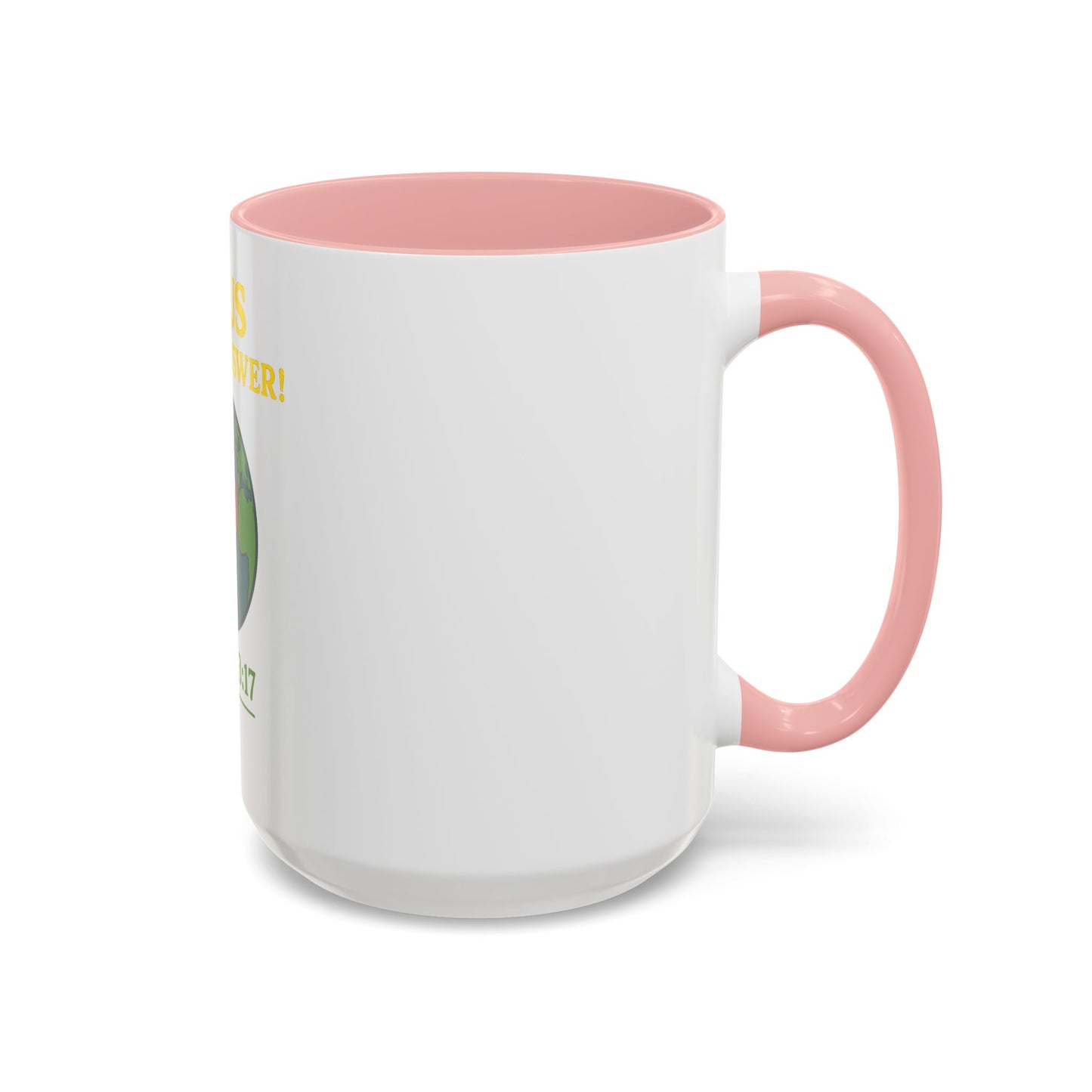 Coffee Mug, Jesus is the Answer!, John 3:17, Faith-Based Christian Gift