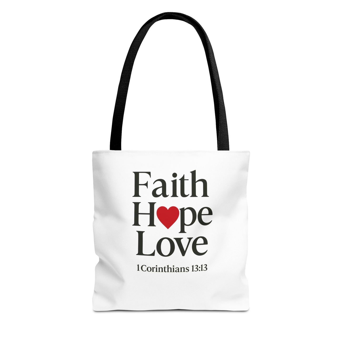 Faith Hope Love Tote Bag