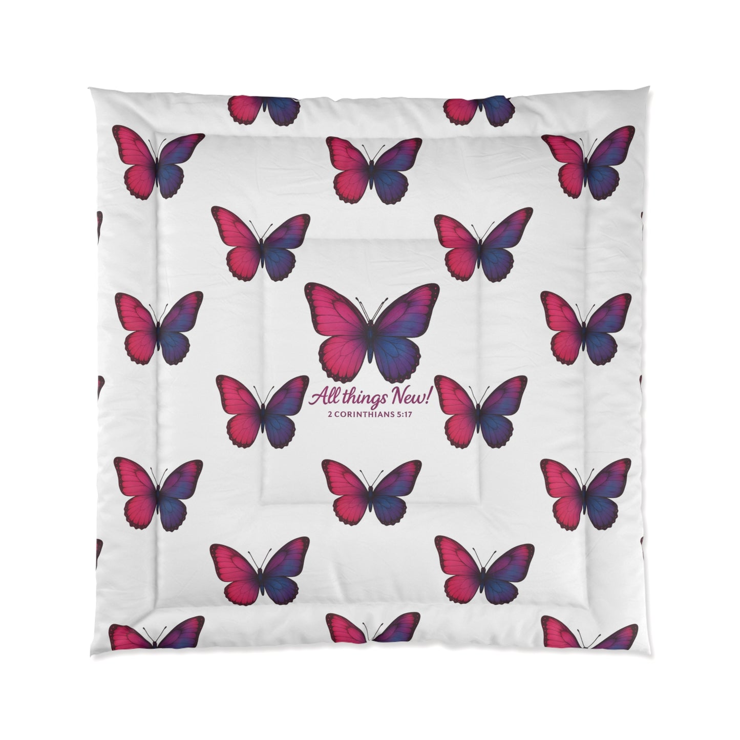 Comforter All Things New Butterfly Design