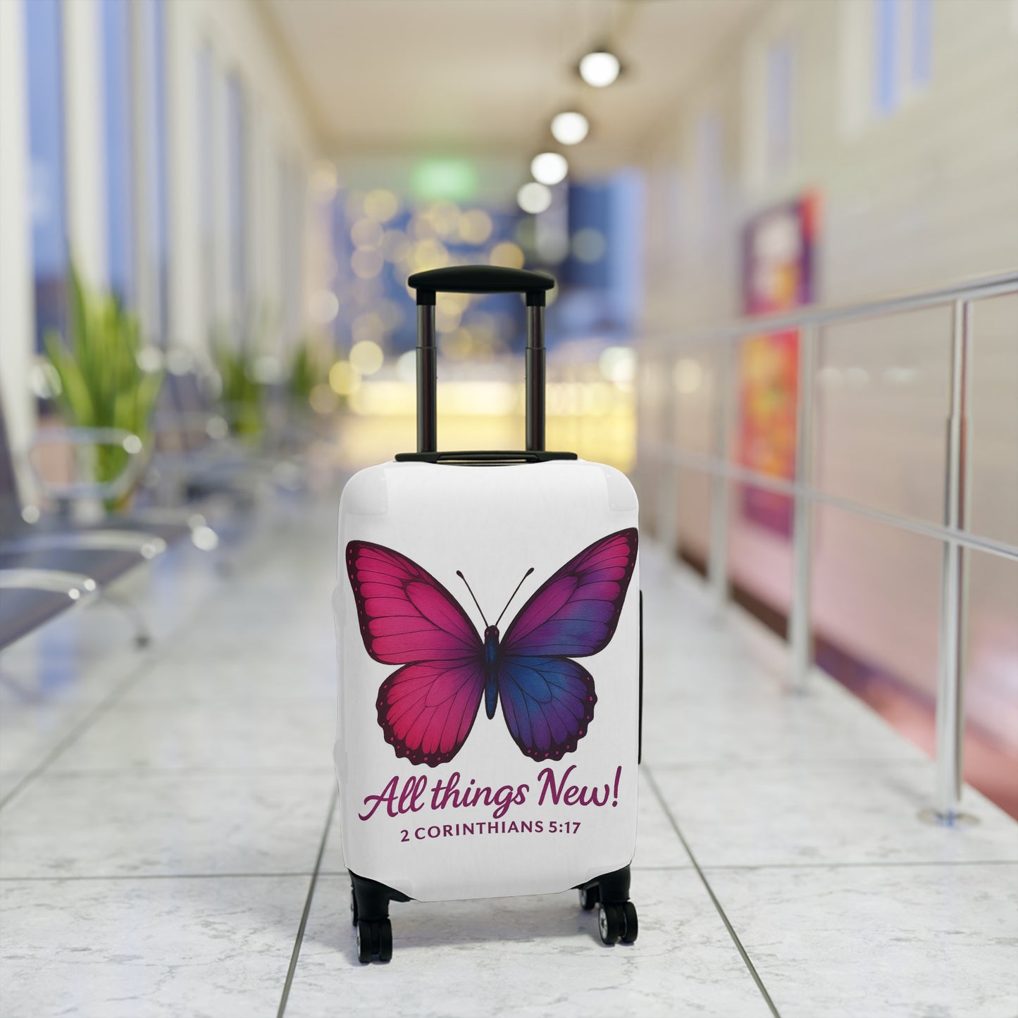 Luggage Cover Inspirational  'All things New!'