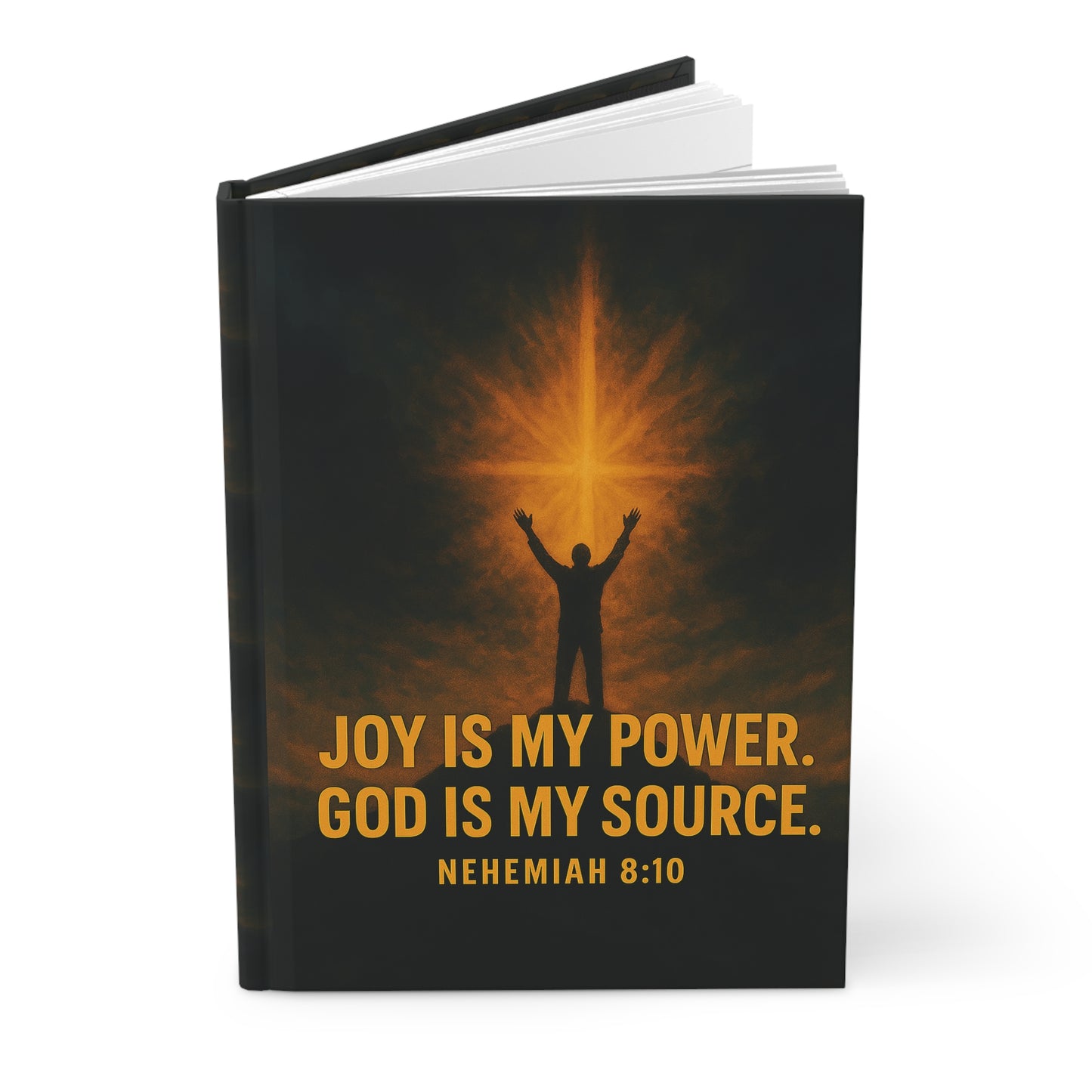 Christian Hardcover Journal - The Joy of the Lord is Your Strength