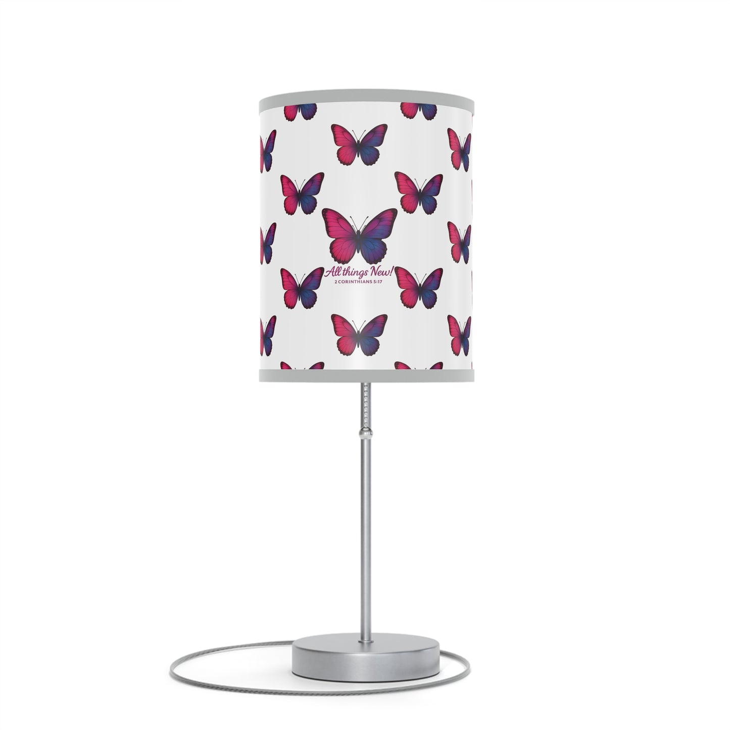 Inspirational Lamp Stand, All Things New!