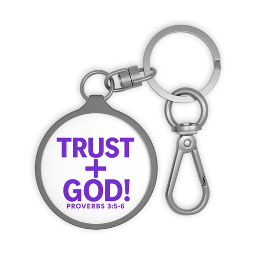 Keyring Tag Trust God Proverbs 3:5-6