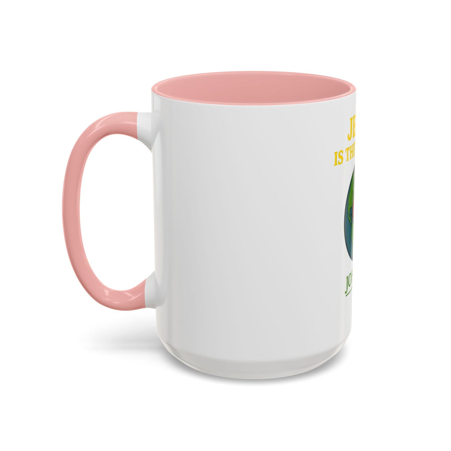 Coffee Mug, Jesus is the Answer!, John 3:17, Faith-Based Christian Gift