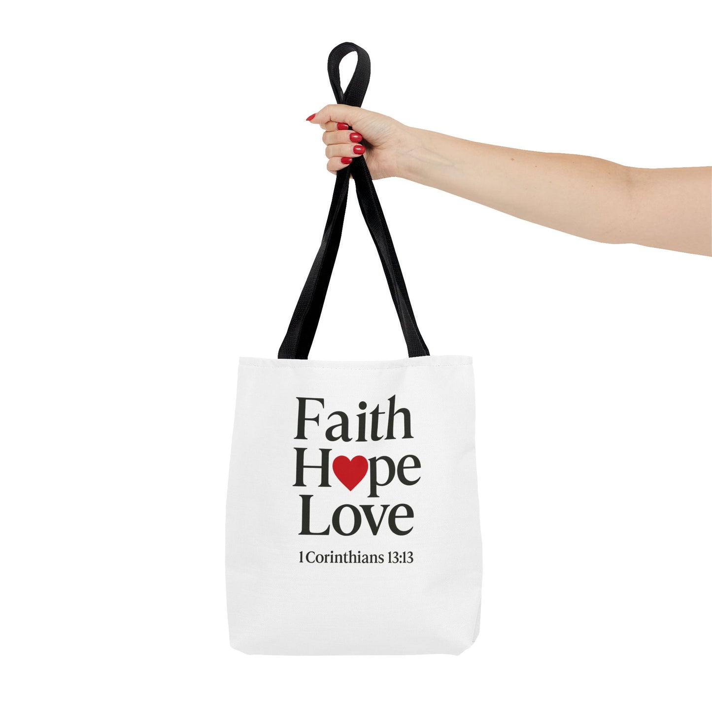 Faith Hope Love Tote Bag