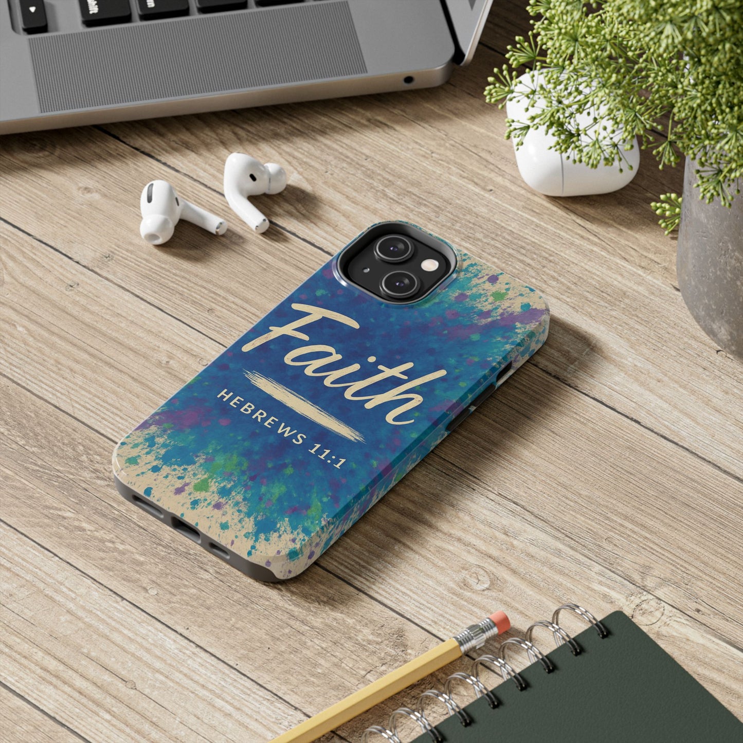 Faith Tough Phone Case - Hebrews 11:1 - Inspirational