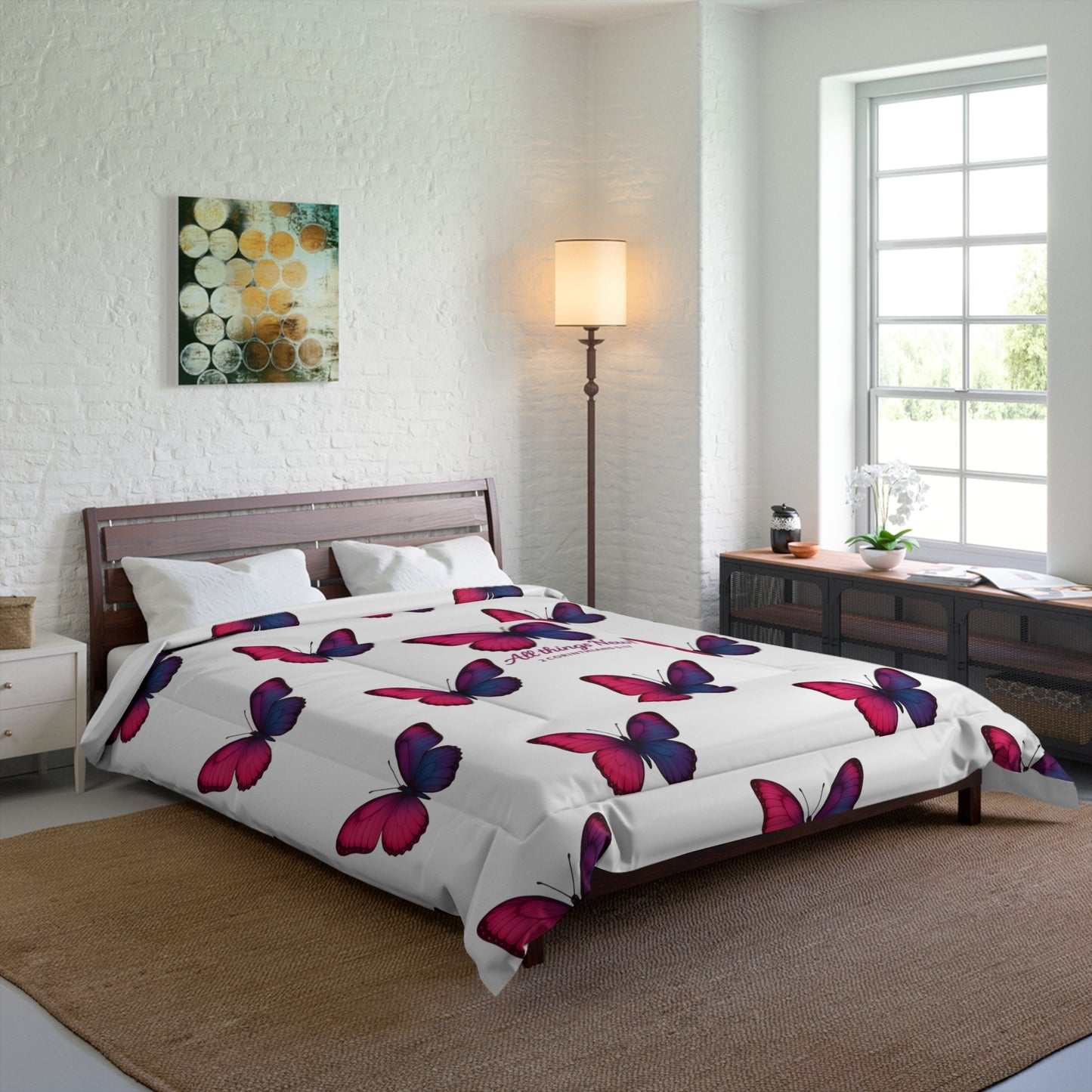 Comforter All Things New Butterfly Design