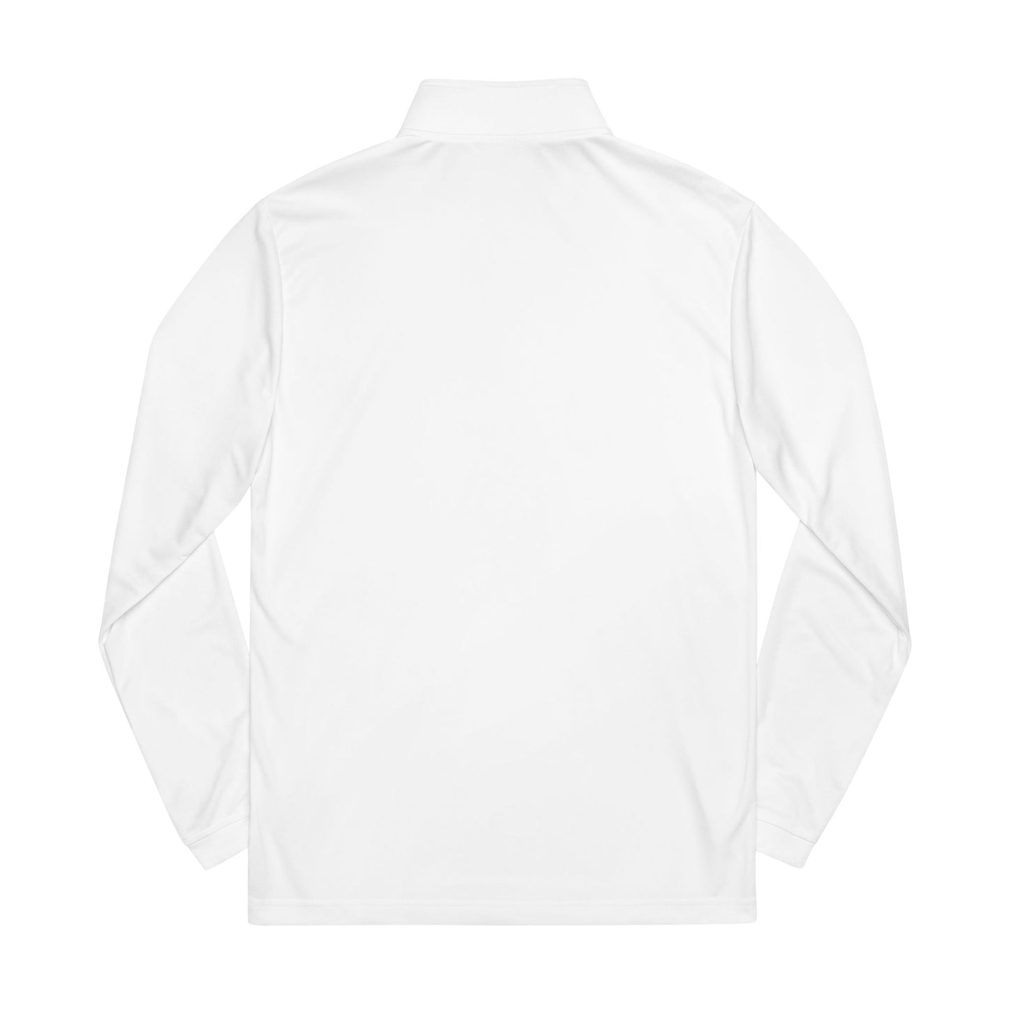 adidas Quarter-Zip Pullover Embroidered with 'We Win' Romans 8:37