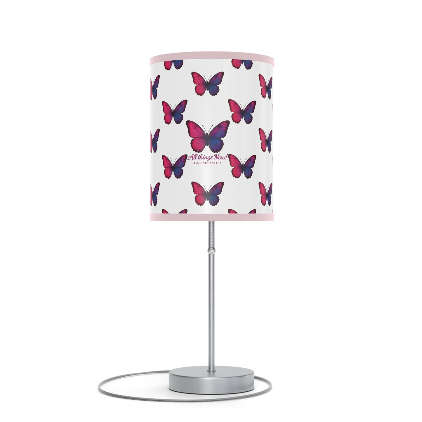 Inspirational Lamp Stand, All Things New!