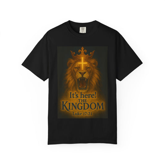 Kingdom-Themed  T-Shirt - Casual Faith Apparel, Christian Gift, Religious Tee, Biblical Message, Spiritual Clothing, Luke 17:21