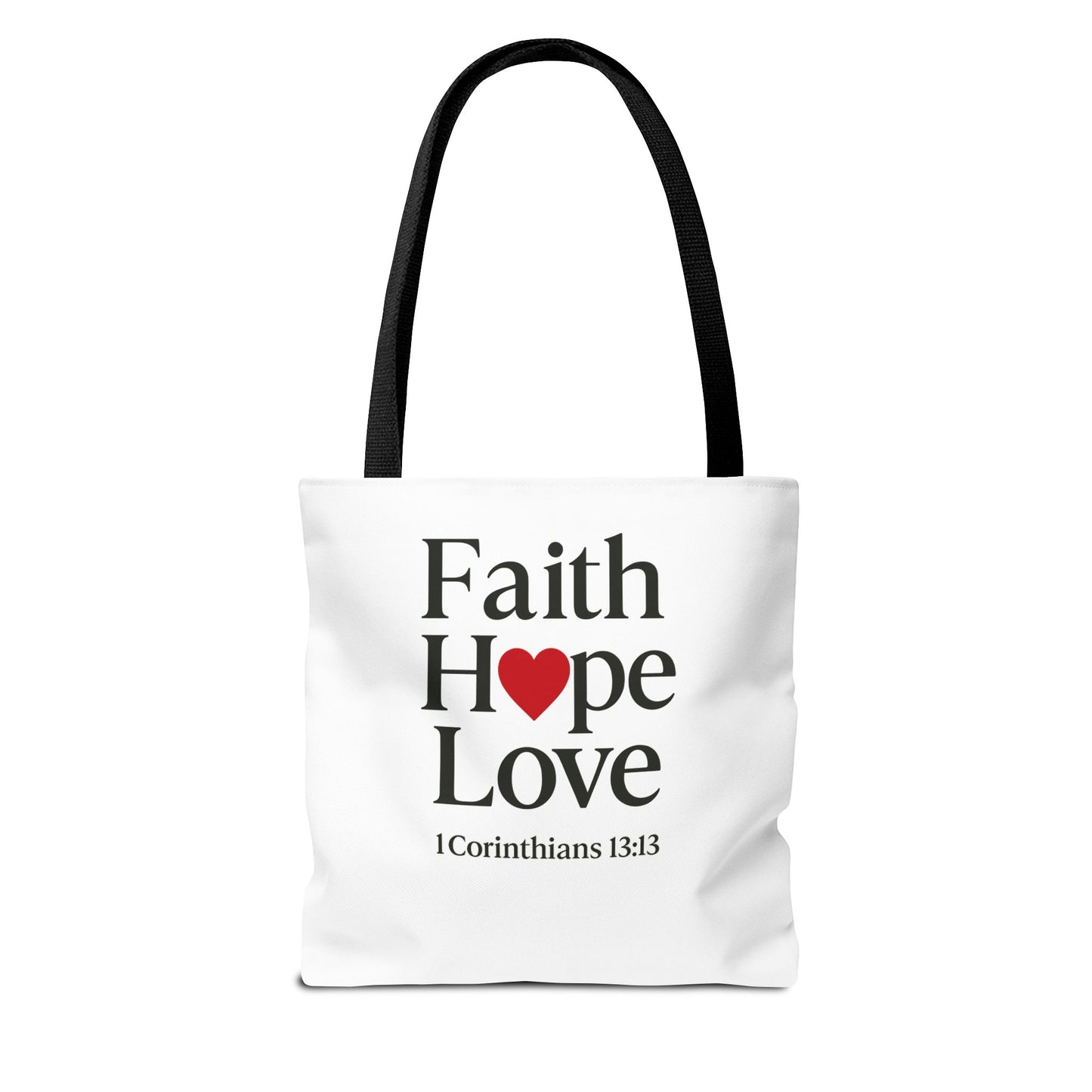 Faith Hope Love Tote Bag