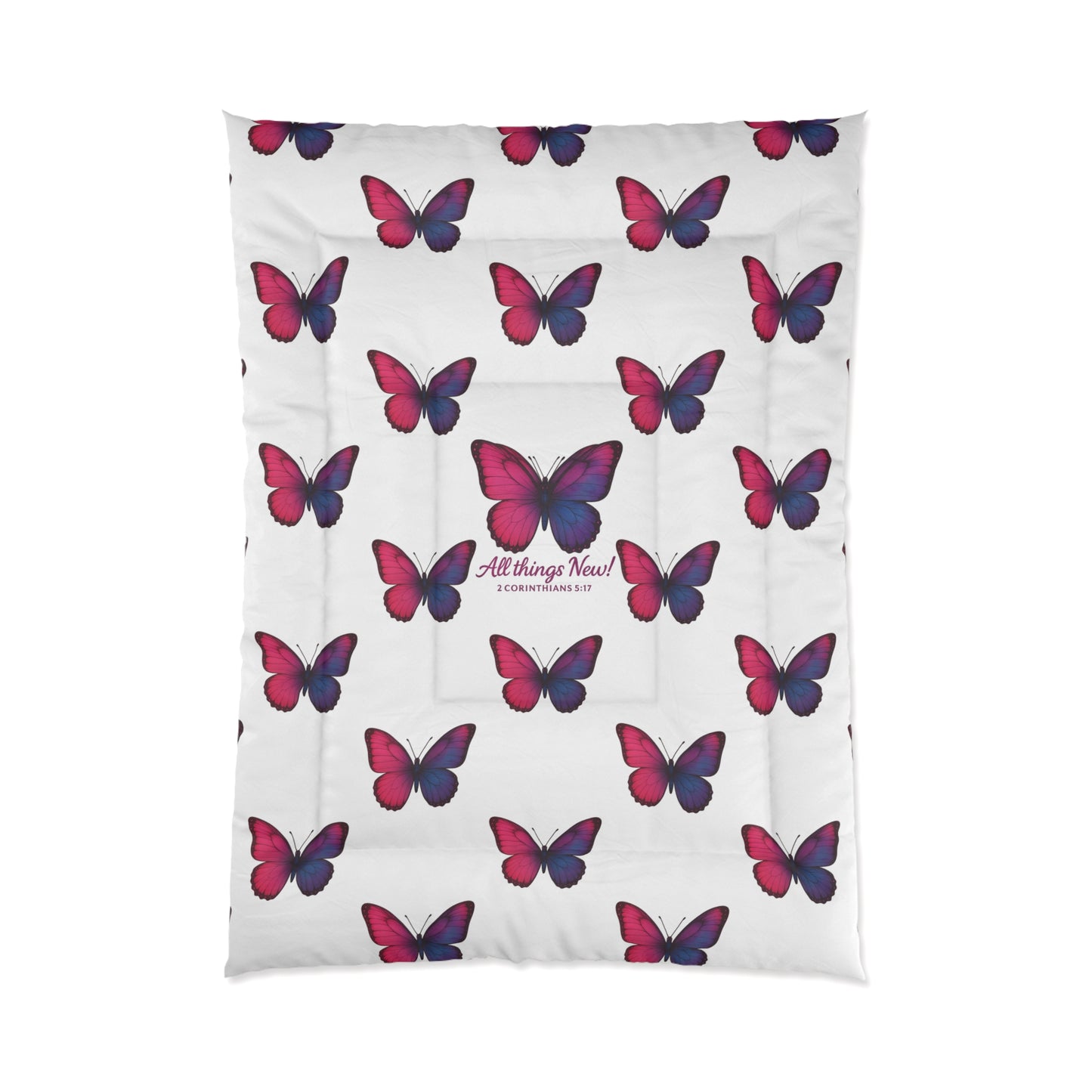 Comforter All Things New Butterfly Design