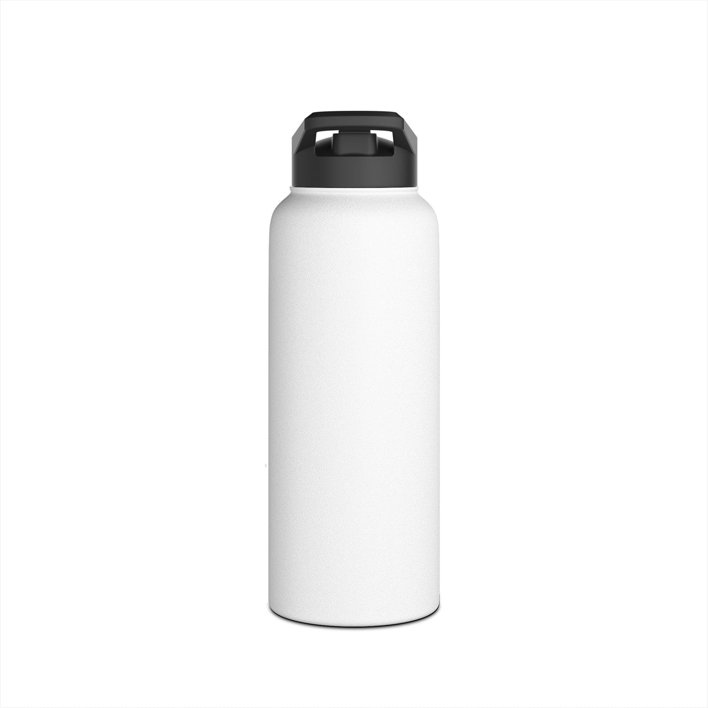 Water Bottle - Christian Inspirational Motivational Drink Container, 'We Win' Romans 8:37
