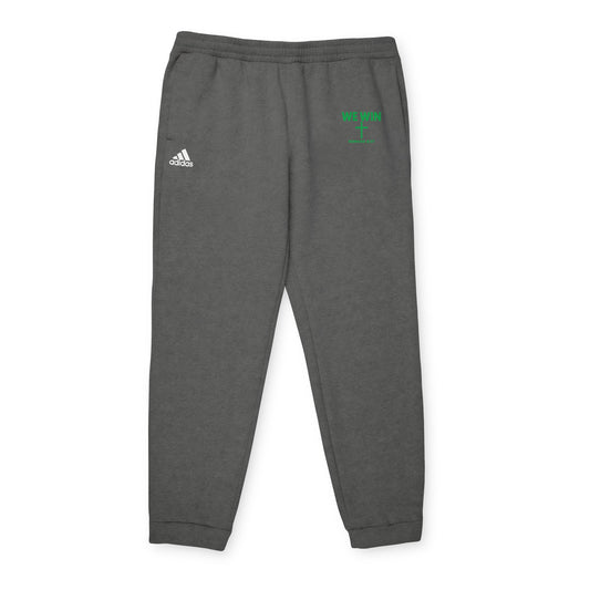 adidas Cozy Fleece Joggers, Stylish Sweatpants for Perfect for Lounging, Sports, or Everyday Wear, 'We Win' Romans 8:37