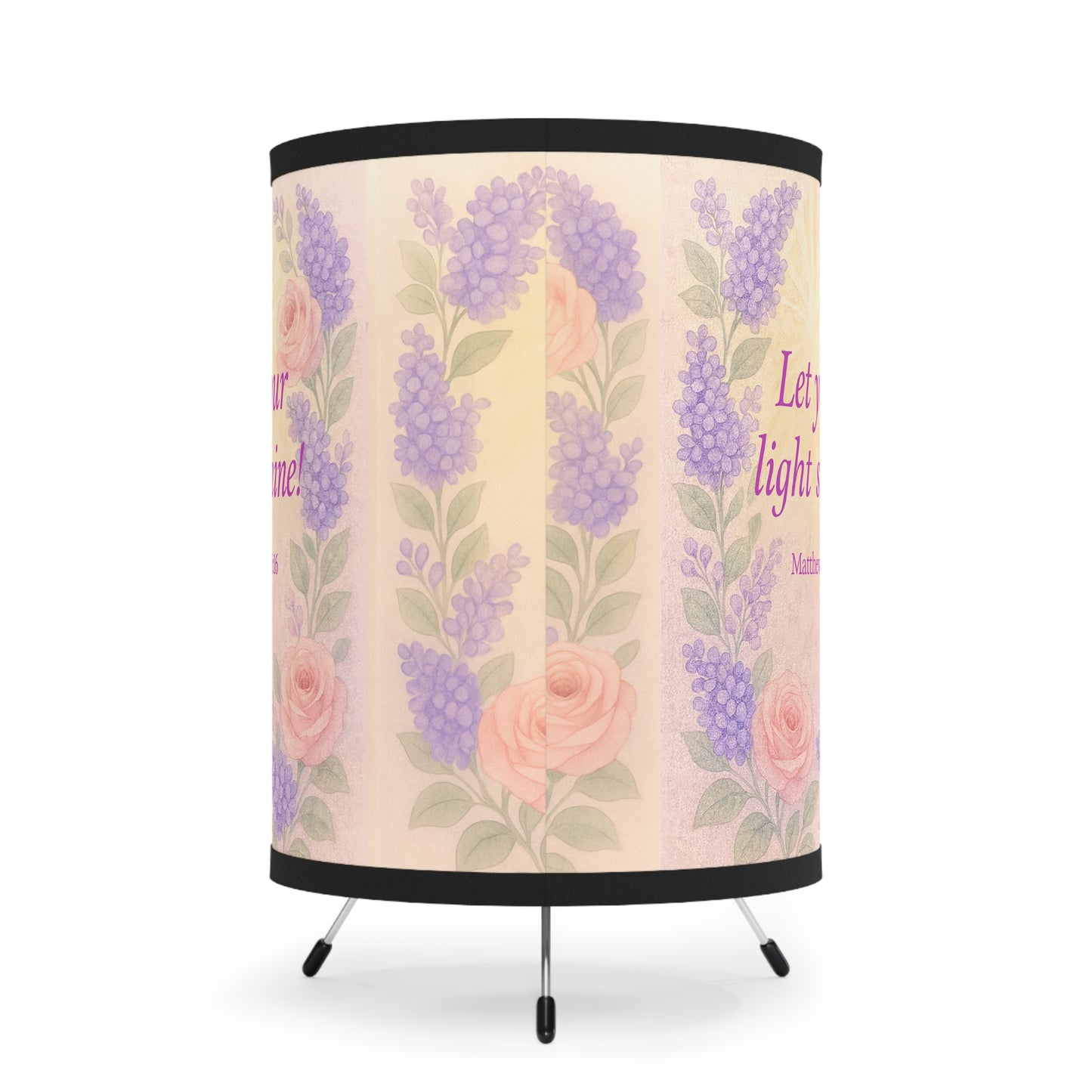 Table Lamp - 'Let Your Light Shine!' Floral Shade