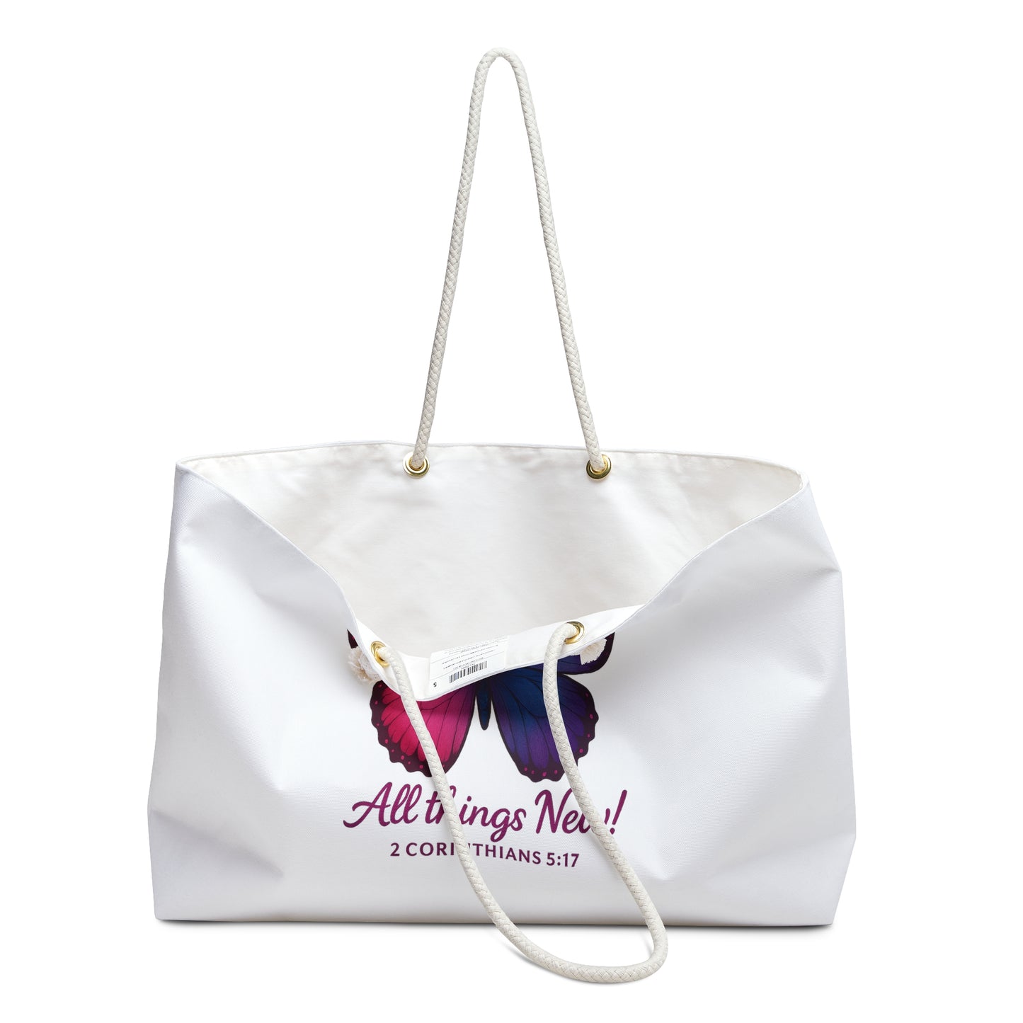 Butterfly Weekender Bag 'All things New!'