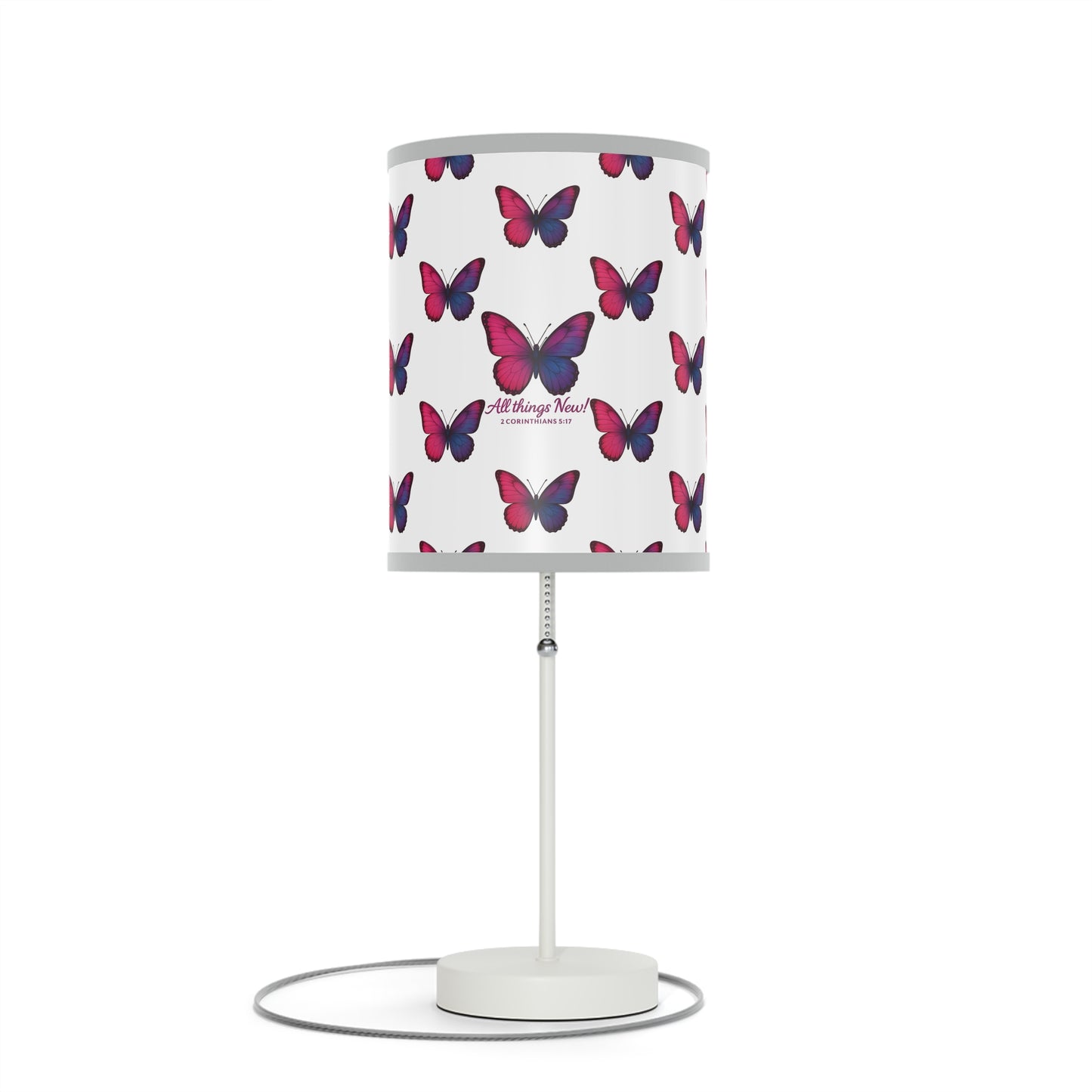 Inspirational Lamp Stand, All Things New!
