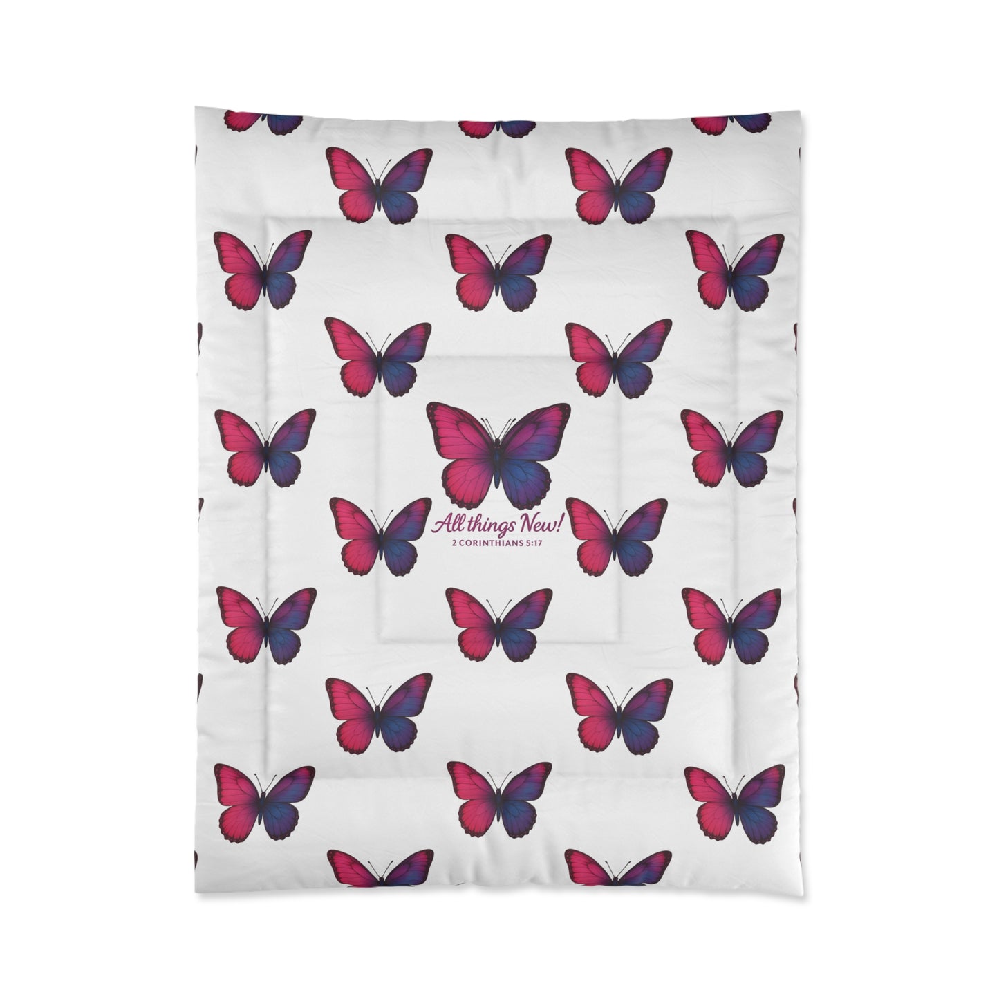Comforter All Things New Butterfly Design
