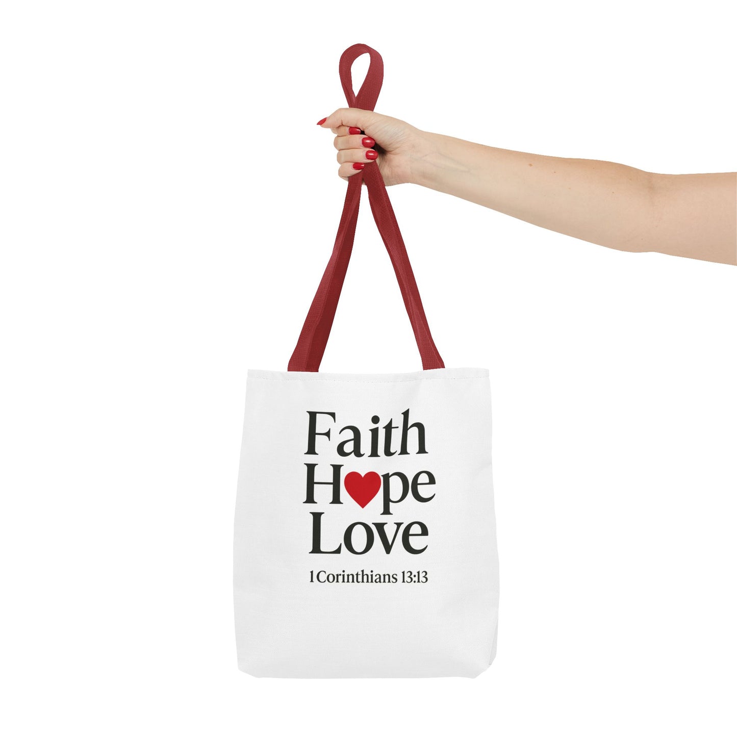 Faith Hope Love Tote Bag