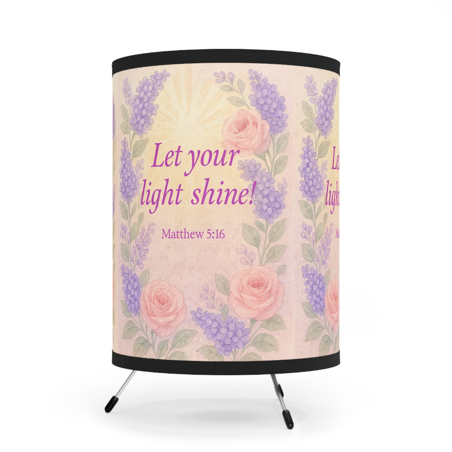 Table Lamp - 'Let Your Light Shine!' Floral Shade