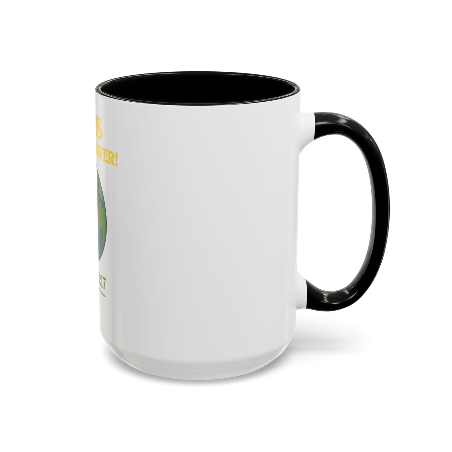 Coffee Mug, Jesus is the Answer!, John 3:17, Faith-Based Christian Gift