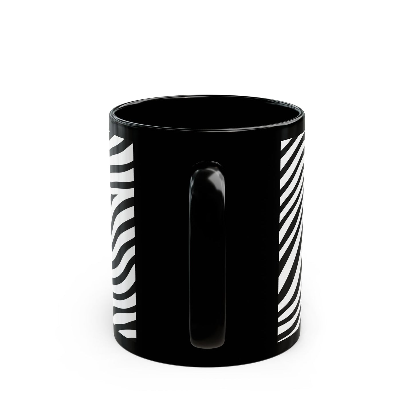 Inspirational 'Trust God' Mug in Zebra Print