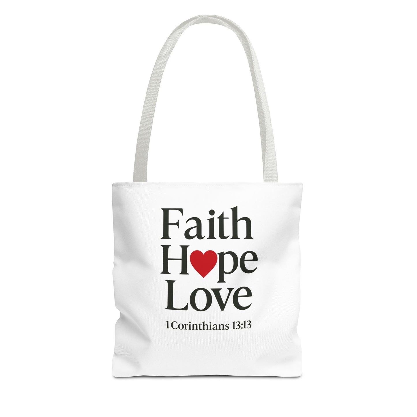 Faith Hope Love Tote Bag