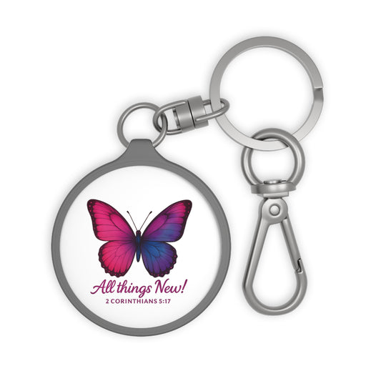 Keyring Tag 'All things New' 2 Corinthians 5:17
