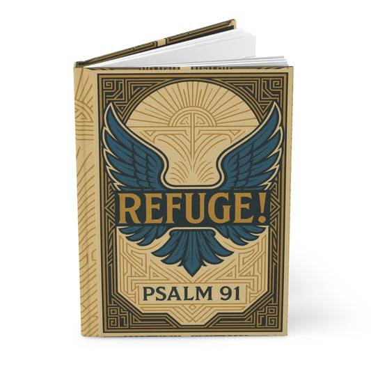 "Refuge!" Inspirational Hardcover Journal