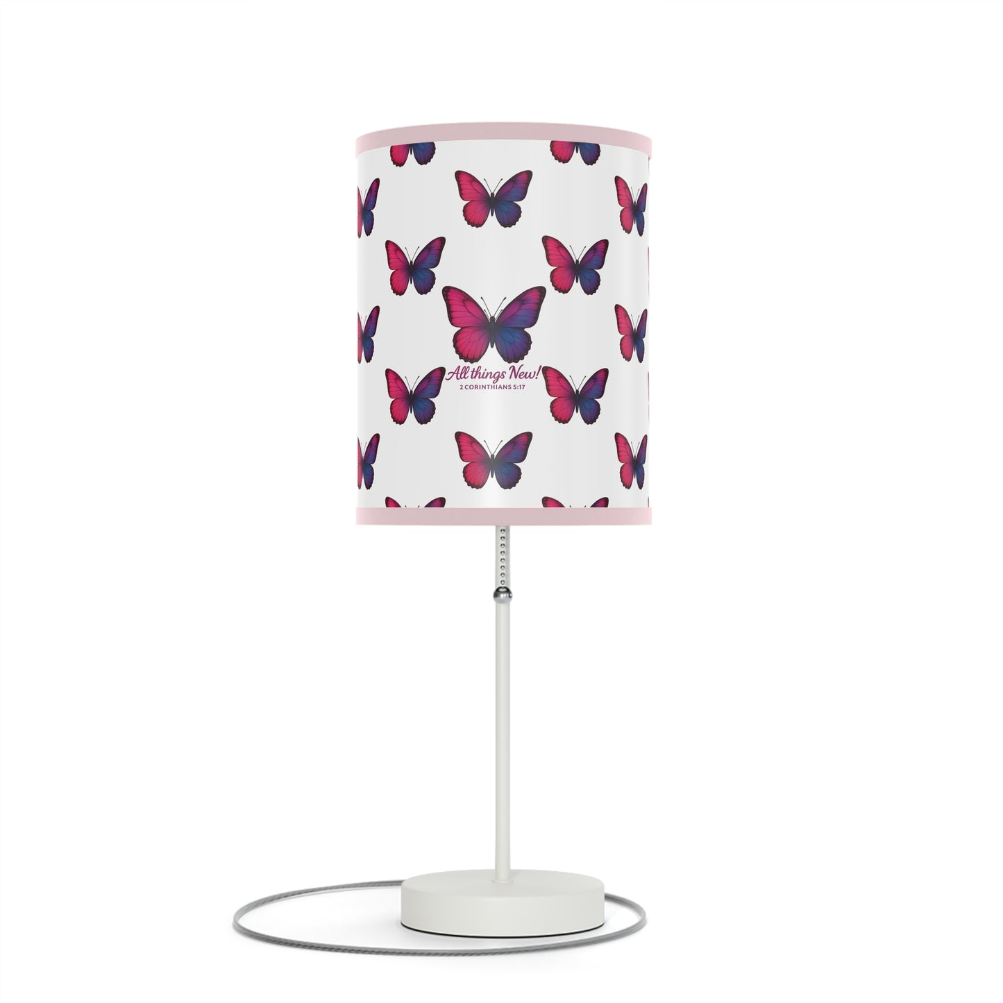 Inspirational Lamp Stand, All Things New!