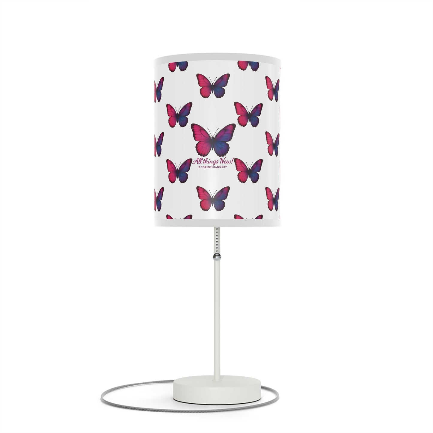 Inspirational Lamp Stand, All Things New!