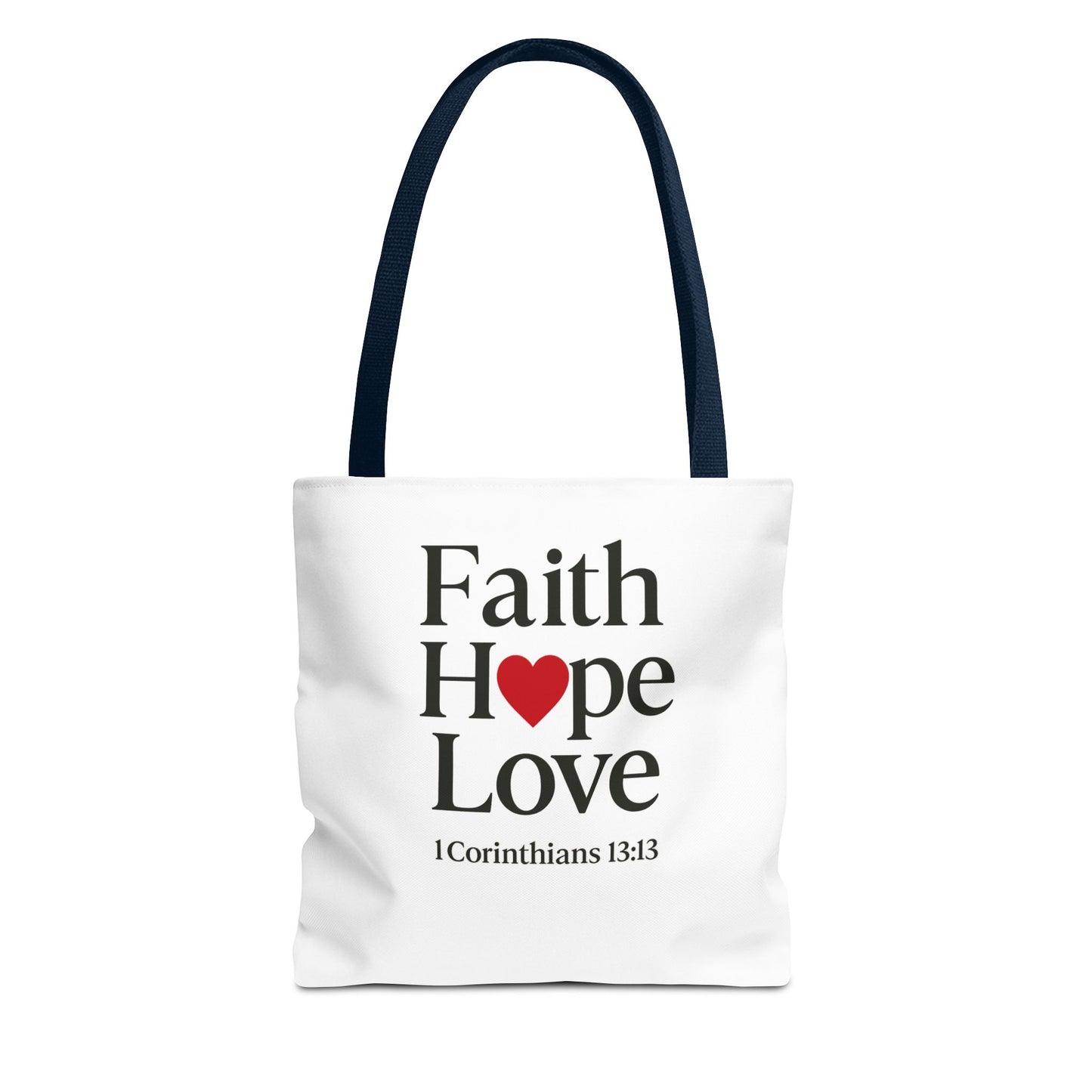 Faith Hope Love Tote Bag