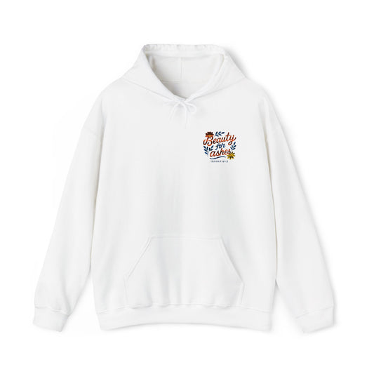 Colorful Floral Embroidered Designed Hoodie