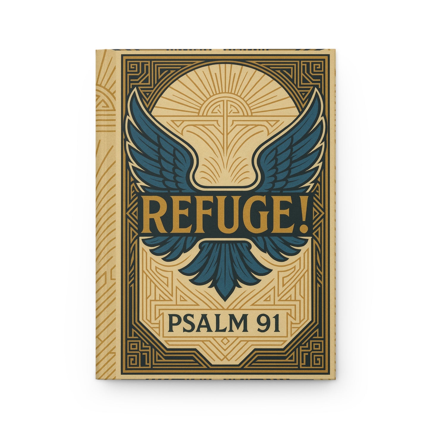 "Refuge!" Inspirational Hardcover Journal